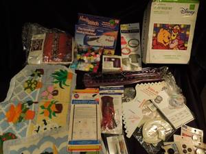 lot 69 image: Crafting Items Latch Hook Kit, Knitting, Crocheting, Needlework, Etc