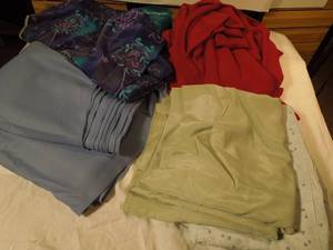 lot 79 image: Bankers Box Full of Fabric - Mostly Polyester Blends
