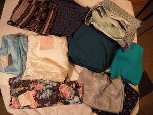 lot 81 image: Copy Paper box full of Fabric - Cotton, Rayon, Polyester