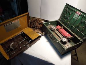 lot 49 image: 2 Camp Stoves and Chain
