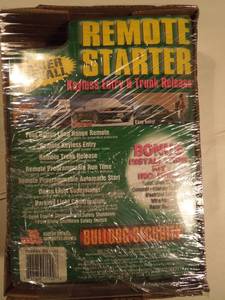 lot 96 image: Bull Dog Security Long Range Remote Start with Remote - New