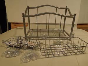 lot 24 image: Soap Racks & Shower Caddy, MagazineBook Rack