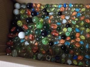 lot 38 image: Bag of Marbles and Shooters...