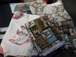 lot 41 image: Material and Ironing Board Cover...