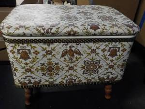 lot 46 image: Redmon Sewing Storage Stool...