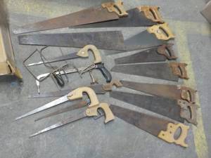 lot 81 image: Lot of Saws and Firepit Cover...