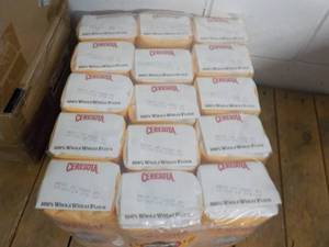lot 105 image: 15 Bags Ceresota Whole Wheat Flour...