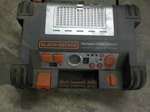 lot 117 image: Black and Decker Portable Power Sta...