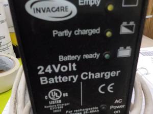 lot 146 image: AC Power Head 24 volt battery charg...