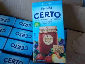 lot 181 image: Case of Frozen Certo 16 -6 oz pkg p...