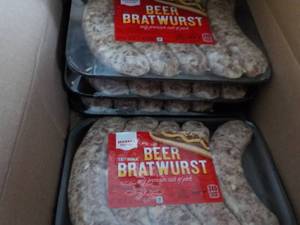 lot 189 image: Case of Frozen Mild Italian Sausage...