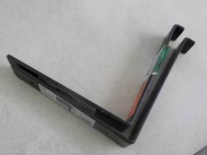lot 240 image: 10 Black Forged Steel Shelf Bracke...