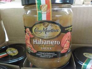 lot 256 image: 6- 16 oz Jars Casa Martinez Habaner...