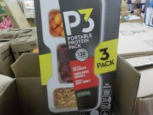 lot 261 image: P3 Portable Protein Pack 9 packs be...