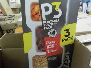 lot 262 image: P3 Portable Protein Pack 9 packs be...