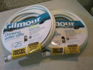 Lot of 2 25 ft Garden Hoses  F-3...