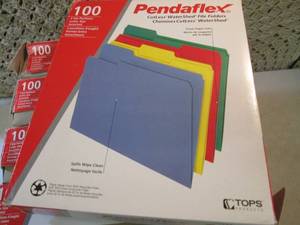 5 Boxes of File Folders 100 per box...