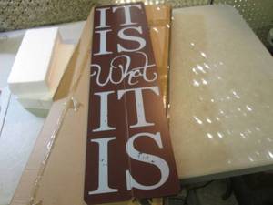 It Is What It Is Wall Plaque 8 x 3...