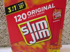Box of 120 Original Slim Jim Smoked...