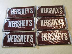 6 XL Hersheys Milk Chocolate Candy ...