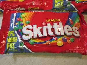 3 Bags of Original Skittles Best by...