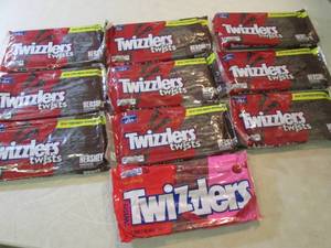 10 Packs of Twizzlers 9 Hersheys Ch...