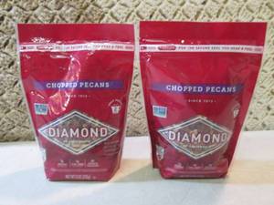 2 Bags of Diamond Chopped Pecans Be...