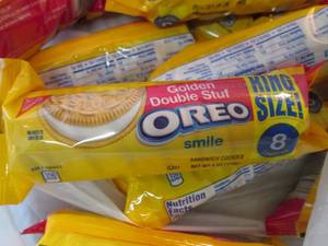 12 Packs of Golden Double Stuf Oreo...