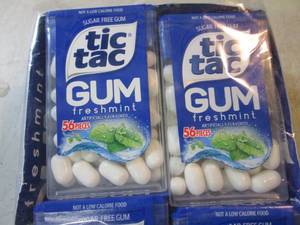 12 Packs of Tic Tac Freshmint Gum 5...