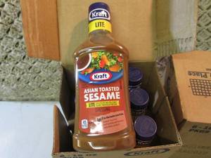2 Cases of Kraft Lite Asian Toasted...
