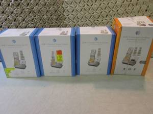 4 AT&T Cordless Phones Open Box  BS...