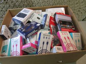 Box Full of Misc Wireless Speakers ...