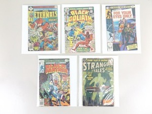 lot 15 image: 5 Vintage Marvel Comic Books