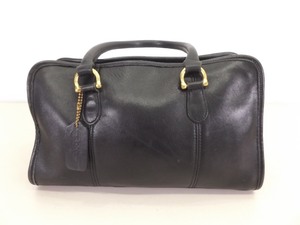 lot 23 image: Authentic COACH Black Leather Beaumont Doctor Bag