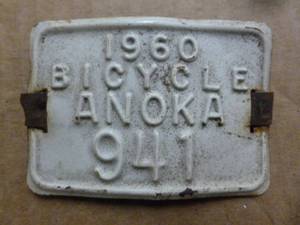 Vintage License Plate