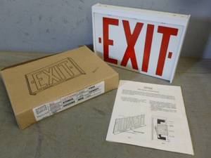 New Exit Sign