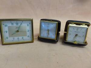 Vintage Travel Clocks