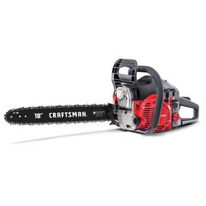 lot 59 image: CRAFTSMAN 42-cc 2-cycle 18-in Gas Chainsaw CMXGSAMY421S