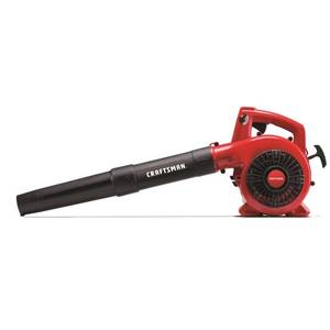 lot 61 image: CRAFTSMAN 25-cc 2-cycle 200-MPH 430-CFM Medium-duty Handheld Gas Leaf Blower 41AR25BL79