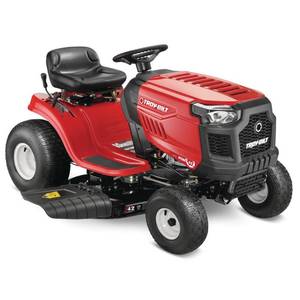 lot 75 image: Troy-bilt Pony 42 in. 17.5 hp Manual Drive Briggs and Stratton Gas Lawn Tractor Riding Mower with 7 speeds and Mow in Reverse