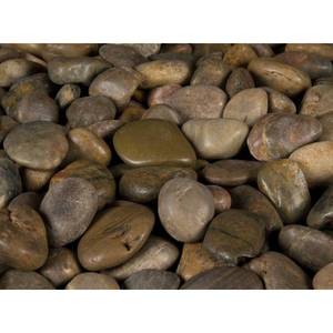lot 100 image: Entire Pallet - 0.5 cu. ft. Imperial Beach River Rock approx. 40 lbs. Bag LPEBMIMP5POL40
