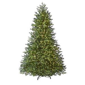 lot 111 image: Home Accents Holiday 7.5 ft. Pre-Lit LED Natural Fir Artificial Christmas Tree with 2000 Warm White Micro Dot Lights W14N0063