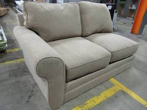lot 200 image: Ashley Amandine Sectional In Toast, APK-42502-R4 - Armless Loveseat Only