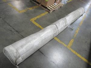 lot 204 image: 12 Cut Roll of Beige Carpet, Approximately 75-100 Sq Ft. And 12 Pile.