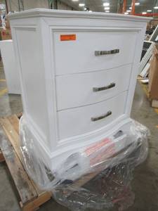 lot 247 image: allen  roth Tennaby White Single Sink Vanity Cabinet (Common 30-in x 22-in) 1212VA-30-201