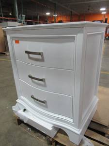 lot 251 image: allen  roth Tennaby White Single Sink Vanity Cabinet (Common 30-in x 22-in) 1212VA-30-20.
