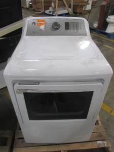 lot 113 image: GE 7.4 cu. ft. Electric Dryer in White GTD65EBSJWS