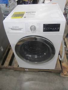 lot 118 image: Bosch 500 Series 2.2-cu ft High-Efficiency Stackable Front-Load Washer (WhiteSilver Trim) ENERGY STAR WAT28401UC