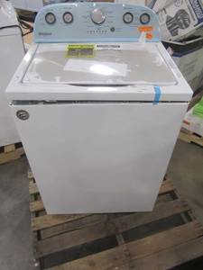 lot 119 image: Whirlpool 3.9-cu ft High Efficiency Top-Load Washer (White) WTW4950HW