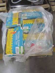 lot 123 image: Entire Pallet - Custom Building Products Natural Stone and Large Tile 50 lbs. White Premium Mortar MGMM50